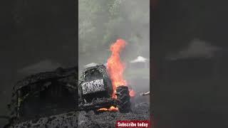 Mega Truck Goes up in Flames
