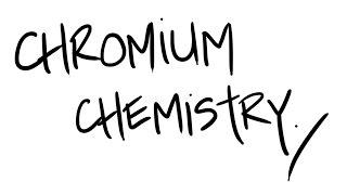 AQA A2 Chemistry - Chromium Chemistry