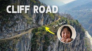 Walking an INSANE CLIFF ROAD Very scary but breathtaking views EP19 S2