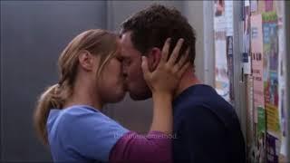 Greys Anatomy 14x03 Go Big or Go Home Jolex elevator kiss