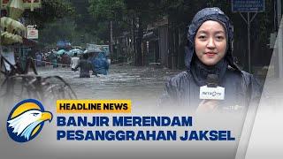 Banjir Jakarta Ganggu Aktivitas Warga PesanggrahanJaksel