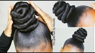 How To Slay Your Ponytail with Twisty Top Knot Ninja Bun 