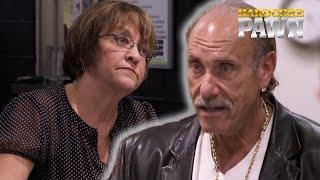 Crazy Lady Demands Money From Les Gold  Hardcore Pawn
