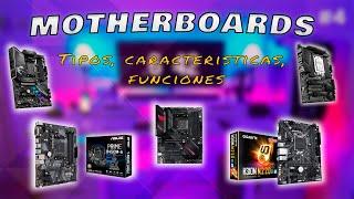 Todo sobre las Placas Madre  Motherboards - Características Piezas fundamentales Tipos