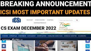 CS Biggest Update  Examination Enrollment Status Check Out Here  CS Exam December 2022