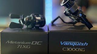 Unboxing The Metanium DC and The Shimano Vanquish #shimano