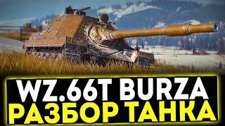  WZ.66T Burza - ОБЗОР ТАНКА НОВАЯ ПРЕМ ПТ-САУ ПОЛЬШИ МИР ТАНКОВ