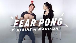 Siblings Play Fear Pong Blaine vs. Madison  Fear Pong  Cut