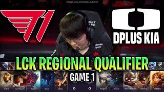 T1 vs DK FULL GAME 1 LCK REGIONAL QUALIFIER 2024 - SKT T1 vs DPLUS KIA LCK REGIONAL QUALIFIER 2024