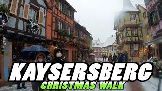 Magical KAYSERSBERG Christmas Walk - Noël à Kaysersberg - Alsace France 4k