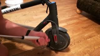 Xiaomi M365 how to inflate tires tools to use