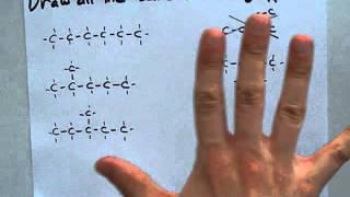 Draw the Isomers of hexane C6H14