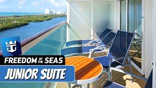 Freedom of the Seas  Junior Suite  Full Walkthrough Tour & Review 4K