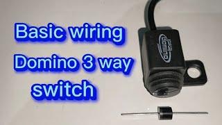 Domino 3 way switch basic wiring