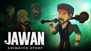 JAWAN Movie  The Metro Hijacker  Comedy Animated Spoof  Cartoon Smash