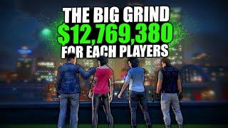 Grinding For The Summer DLC With OG Heist Criminal Mastermind  $12769380 For Each Players