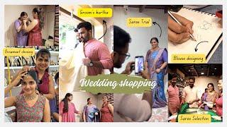 #EP-3 Purchasing saree for ammaGroom’s Kurtha Blouse Designing️Unnjan Wedding Meenu Lakshmi 