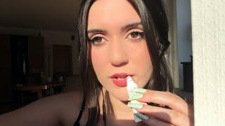 ASMR  Tingly Lipgloss Lip Smacking + Slow  Kisses