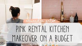 DIY Small Rental Kitchen Makeover  My Rental Reno S1 E7