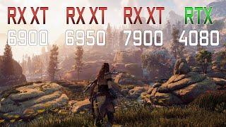 RX 6900 XT vs RX 6950 XT vs RX 7900 XT vs RTX 4080 - Test in 15 Games