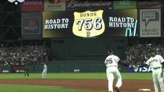 Bonds breaks Aarons record with No. 756