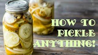 How to Pickle ANYTHING Quick Pickling Tutorial.