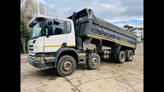 SCANIA P400 8X4 DOUBLE DRIVE TIPPER * YEAR 2013 * CW EASY SHEET