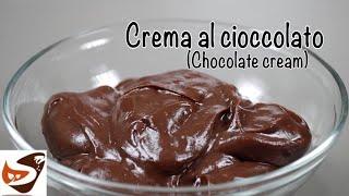 Crema al cioccolato senza farina per bignè e torte - Chocolate cream