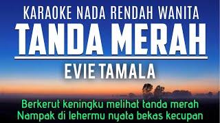 Evie Tamala - Tanda Merah Karaoke Nada Rendah Wanita C#m