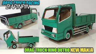 MEMBUAT MINIATUR DRAG TRUCK RACING DAPINPIN DARI KARDUS