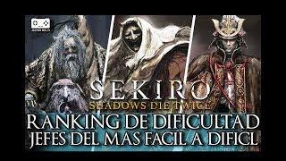 Ranking de Dificultad de los Jefes de Sekiro Shadows Die Twice