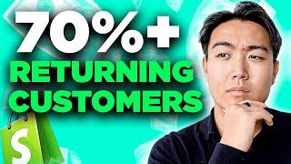 How To Get 70%+ Returning Customers  DTC Post Purchase Strategy