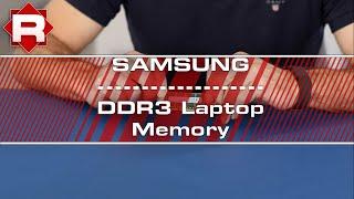 Samsung DDR3 Laptop Memory overview