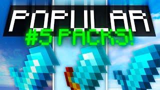 Using The 5 Most POPULAR Texture Packs For Minecraft Bedwars