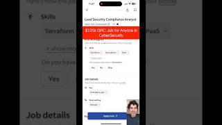 High paying remote GRC job for anyone in #cybersecurity #techcareers