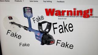 GPZ7000 GPZ-7000 Minelab fakes hitting the market...Beware