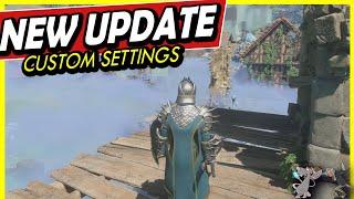 ENSHROUDED HUGE UPDATE IS LIVE Custom Game Settings New Armor & Weapons Stands Balance Changes