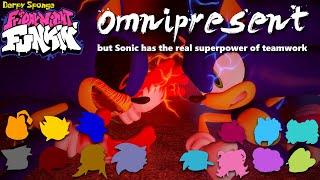 FNF - Omnipresent but Sonic has the Real Superpower of Teamwork Player Also Changes 4k spesh