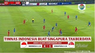  SEDANG BERLANGSUNG ●Timnas Indonesia U16 vs Singapura U16 - ASEAN U16 BOYS CHAMPIONSHIP 2024