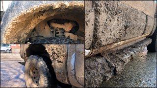 How to wash SUPER MUDDY Ford RANGER ? Satisfying deep clean  muddiest 4x4 off road 