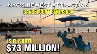 NYCs NEWEST Attraction - Manhattans First Public Beachfront  Gansevoort Peninsula