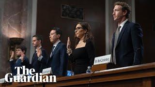 TikTok Snap Meta and X CEOs testify in Senate hearing – watch live