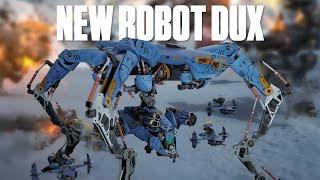 War Robots New Robot Dux + New Weapons Smite & Discipline Test Server Gameplay