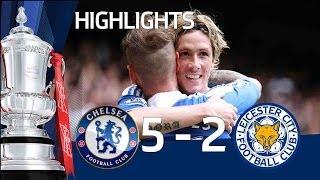 Chelsea 5-2 Leicester - Official goals and highlights  FA Cup Sixth Round 180312