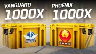 1000x Phoenix vs 1000x Vanguard Case Opening $10000