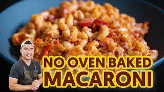 No Oven Baked Macaroni Filipino Style