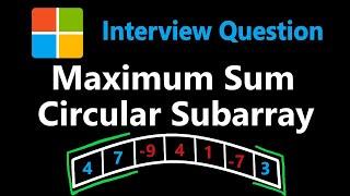 Maximum Sum Circular Subarray - Leetcode 918 - Python