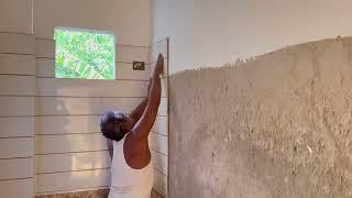 Bathroom Wall Tiles Design  Bathroom wall tiles installation  Using Cement and Sand