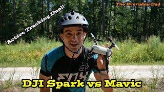 DJI Spark vs DJI Mavic Pro Smart Flight Active Track Comparison