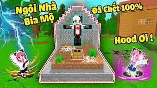 MỀU THỬ THÁCH ĐỘT NHẬP NGÔI NHÀ BIA MỘ CỦA REDHOOD TRONG MINECRAFT*MỀU KHÓC THÉT KHI REDHOOD ĐÃ CHẾT